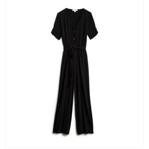 Michael Kors- Paulette Button Detail Knit Jumpsuit